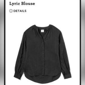 Cabi Lyric Blouse Black Small